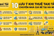 10 lưu ý khi thuê taxi tải chuyển nhà giá rẻ tại Hà Nội